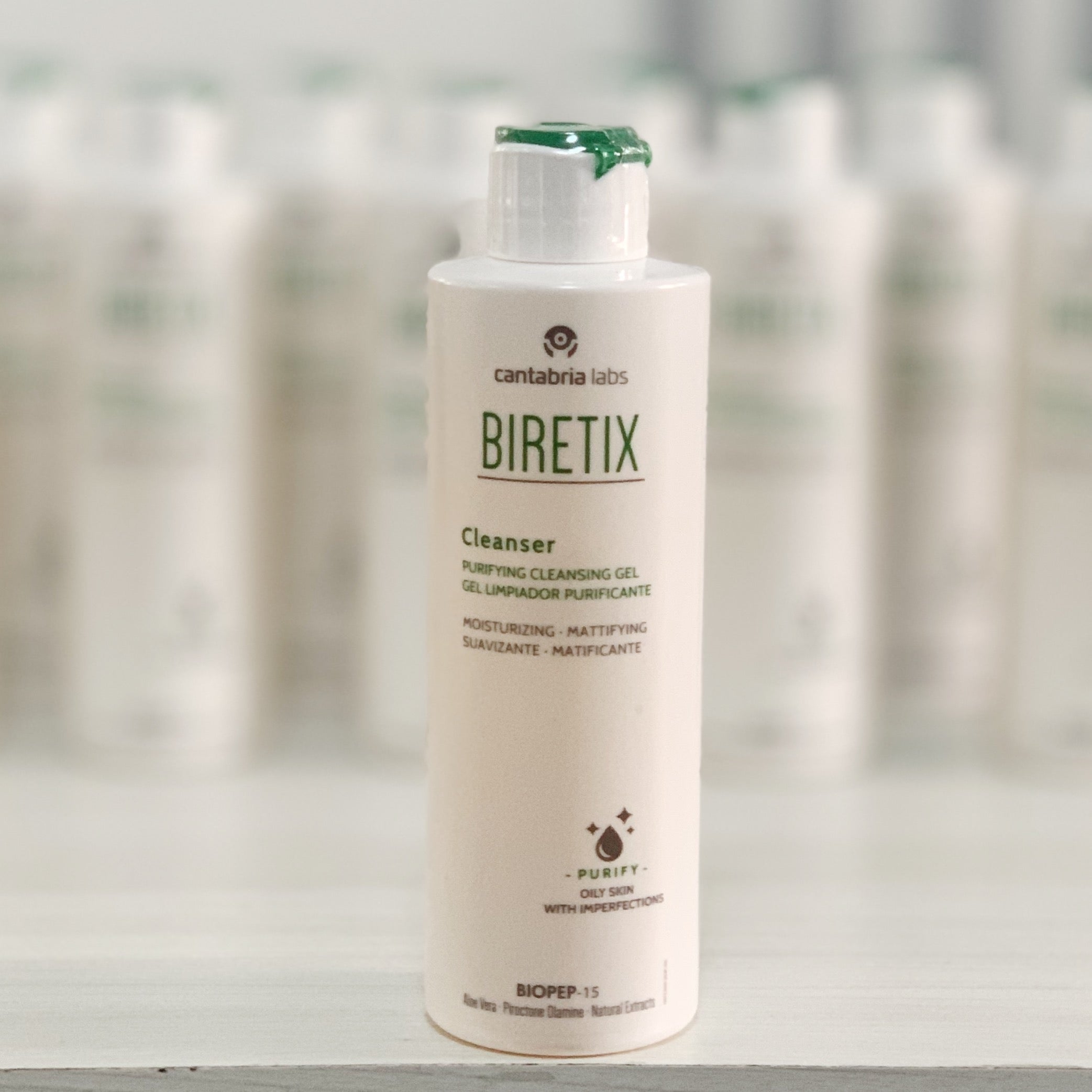 A bottle of Biretix Cleanser
