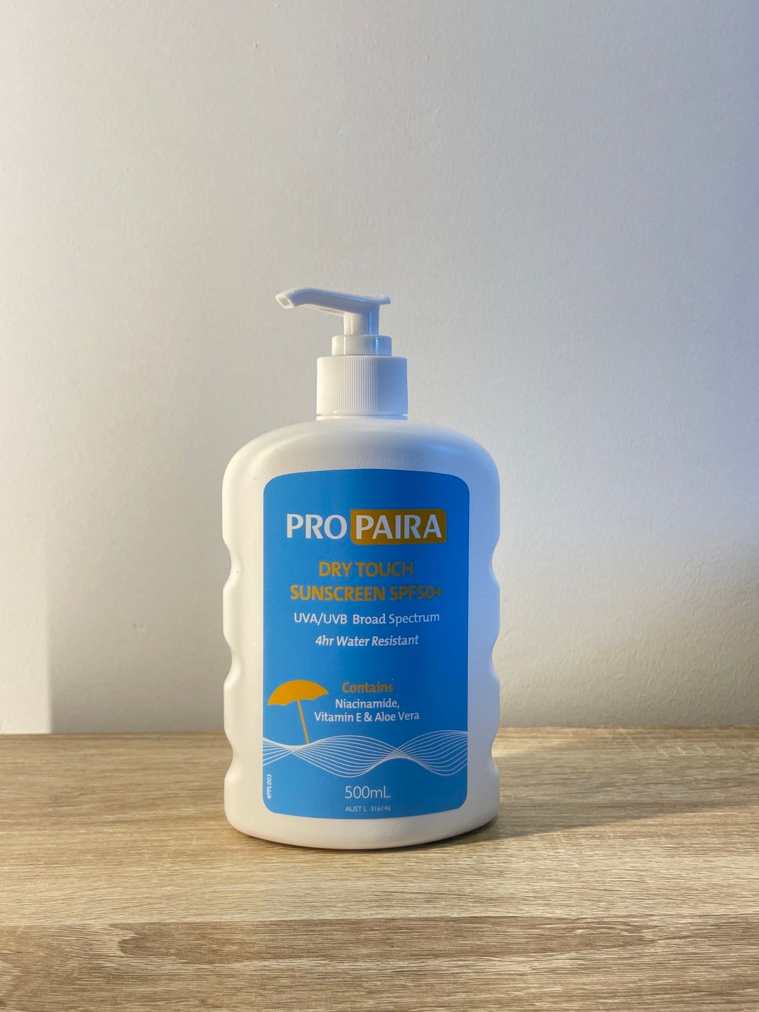 Propaira SPF50+ Water Resistant Dry Touch Body Sunscreen | skintoheart