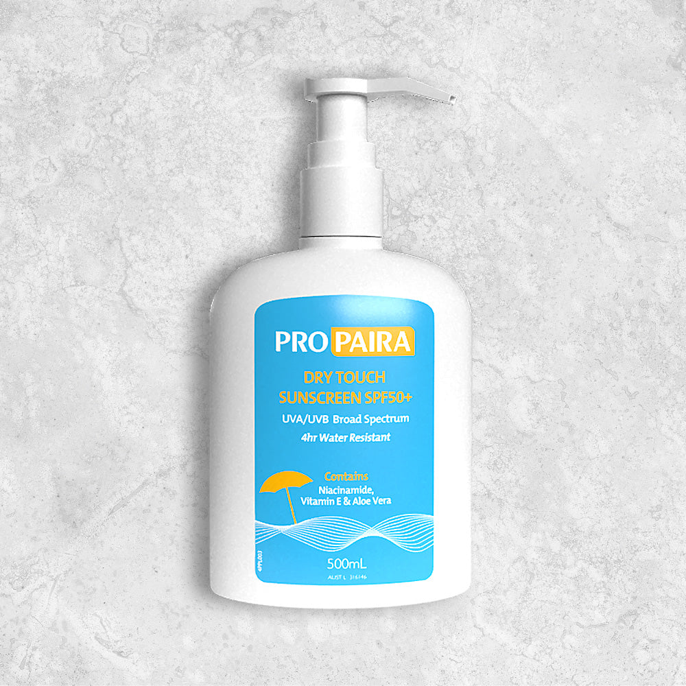 Propaira SPF50+ Water Resistant Dry Touch Body Sunscreen | skintoheart